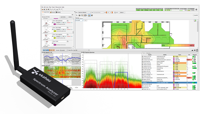 Ekahau Spectrum Analyzer