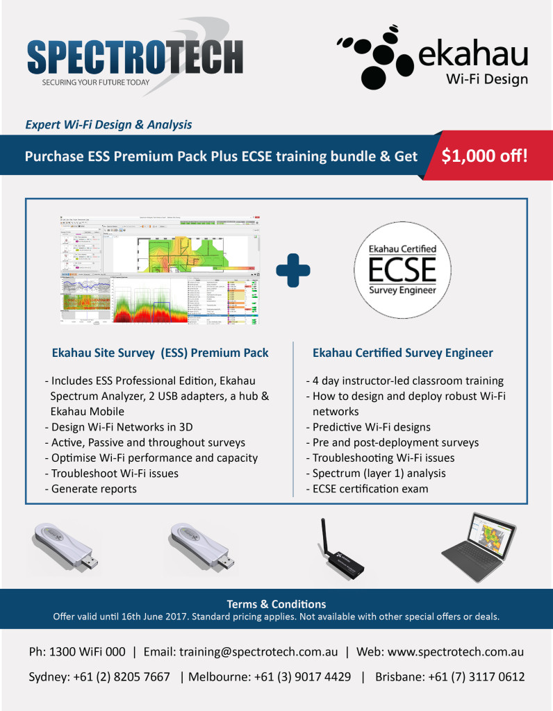 Ekahau ESS and ECSE training bundle